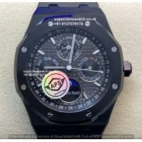 Audemars Piguet Royal Oak Moon Phase Ceramic Super Clone Watch| Exact Precision Like Real| Ref.15407OR.OO.1220OR.01