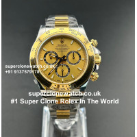 Rolex Daytona Champagne Dial 4131 Super Clone Watch UK | 1:1 Accuracy Swiss Clone |Ref. 126503