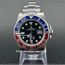 Rolex GMT Master II Pepsi Oyster 1:1 Super Clone Watch |VSF Swiss Clone 3285 Movement| #1 Swiss Replica In The UK