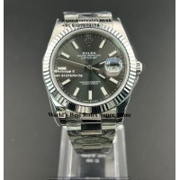Rolex Datejust Rhodium Oyster Super Clone Watch | 1:1 Swiss Clone 3235 Movement |#1 Swiss Replica In The World