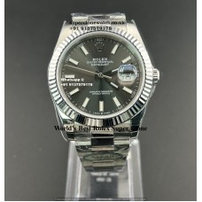 Rolex Datejust Rhodium Oyster Super Clone Watch | 1:1 Swiss Clone 3235 Movement |#1 Swiss Replica In The World
