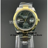Rolex Datejust Wimbledon Jubilee Two Tone Super Clone Watch | 1:1 Swiss Clone 3235 Movement
