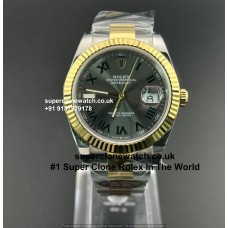 Rolex Datejust Wimbledon Jubilee Two Tone Super Clone Watch | 1:1 Swiss Clone 3235 Movement