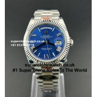 Rolex Day Date Blue 1:1 Super Clone Watch UK |Same Like Actual | Swiss Clone 3255 Movement