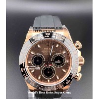 Rolex Daytona Clean 4130 Oysterflex Super Clone Swiss Replica |Ref.116515LN