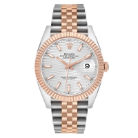 Rolex Datejust White Motif Dial Super Clone Watch | 1:1 Swiss Clone 3235 Movement Same Like Real