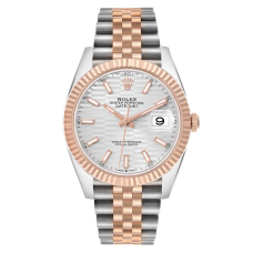 Rolex Datejust White Motif Dial Super Clone Watch | 1:1 Swiss Clone 3235 Movement Same Like Real